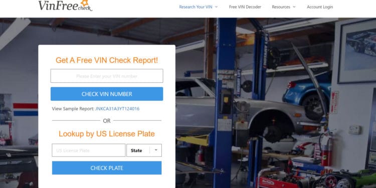 vin check free