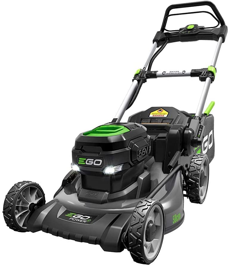 EGO Power+ LM2021 20-Inch 56-Volt Lithium-ion Cordless Battery Walk Behind Push Lawn Mower with Steel Deck