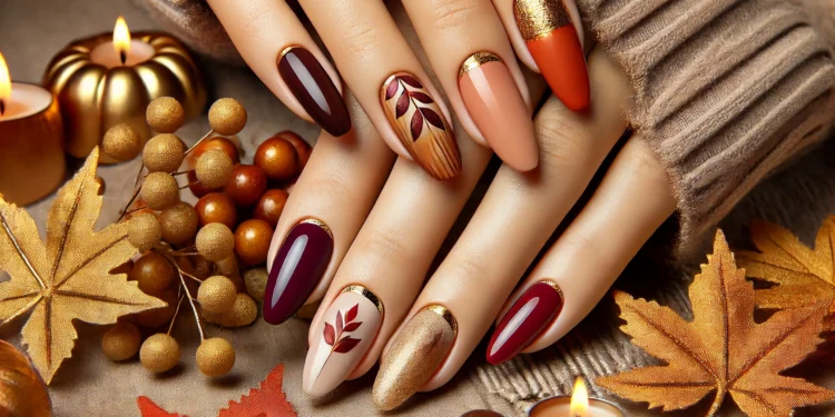 Top 5 Stunning Fall Nail Designs for Almond Shape Lovers