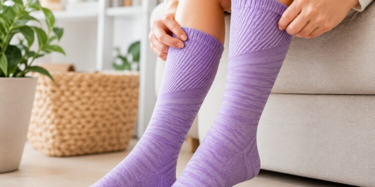 How Women Compression Socks for Swollen Feet Support Healthy Circulation