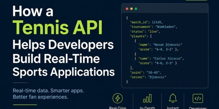 How a Tennis API Helps Developers Build Real-Time Sports Applications