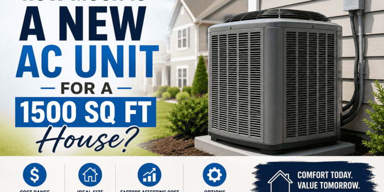 How Much Is a New AC Unit for a 1500 Sq Ft House